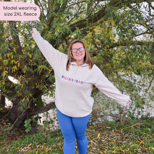 1/4 Zip Fleece  - Walkies Ready® Cream