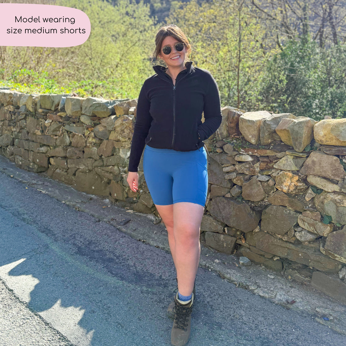Walkies Ready® - Cycling Shorts - Royal Blue
