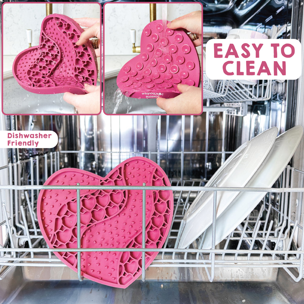 Lick Mat - Raspberry Pink