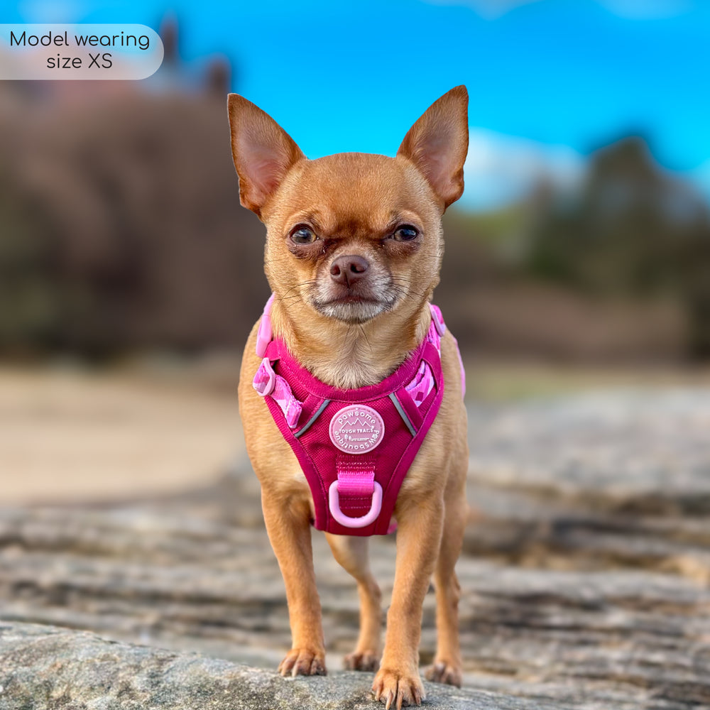 Tough Trails™ Harness - Walkies Ready® Raspberry Pink