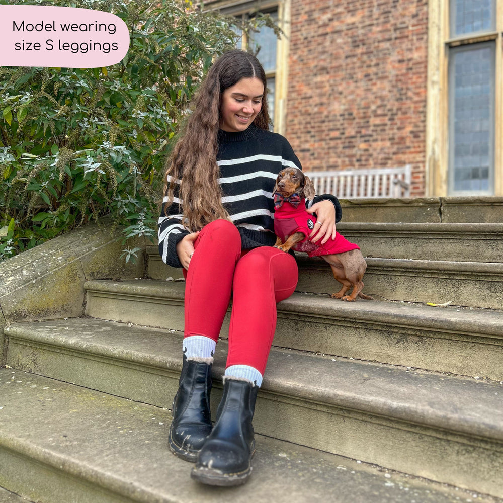 Walkies Ready® Leggings - Red