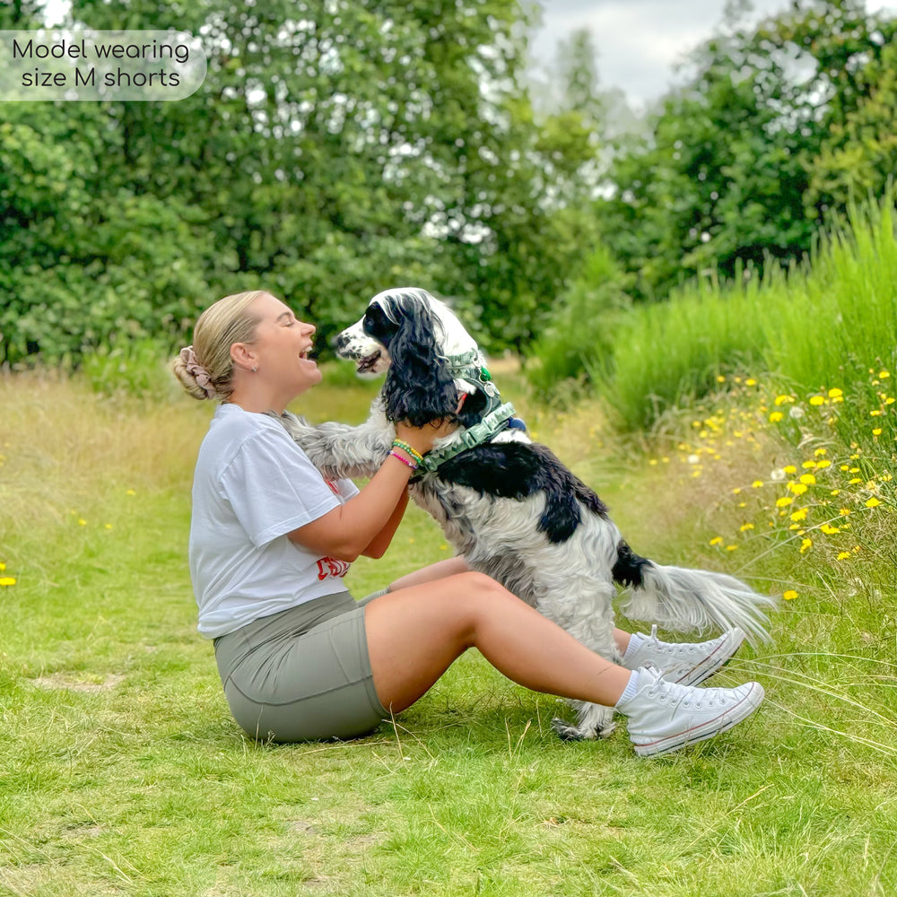 Walkies Ready® - Cycling Shorts - Olive Green