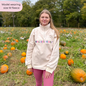 1/4 Zip Fleece  - Walkies Ready® Cream