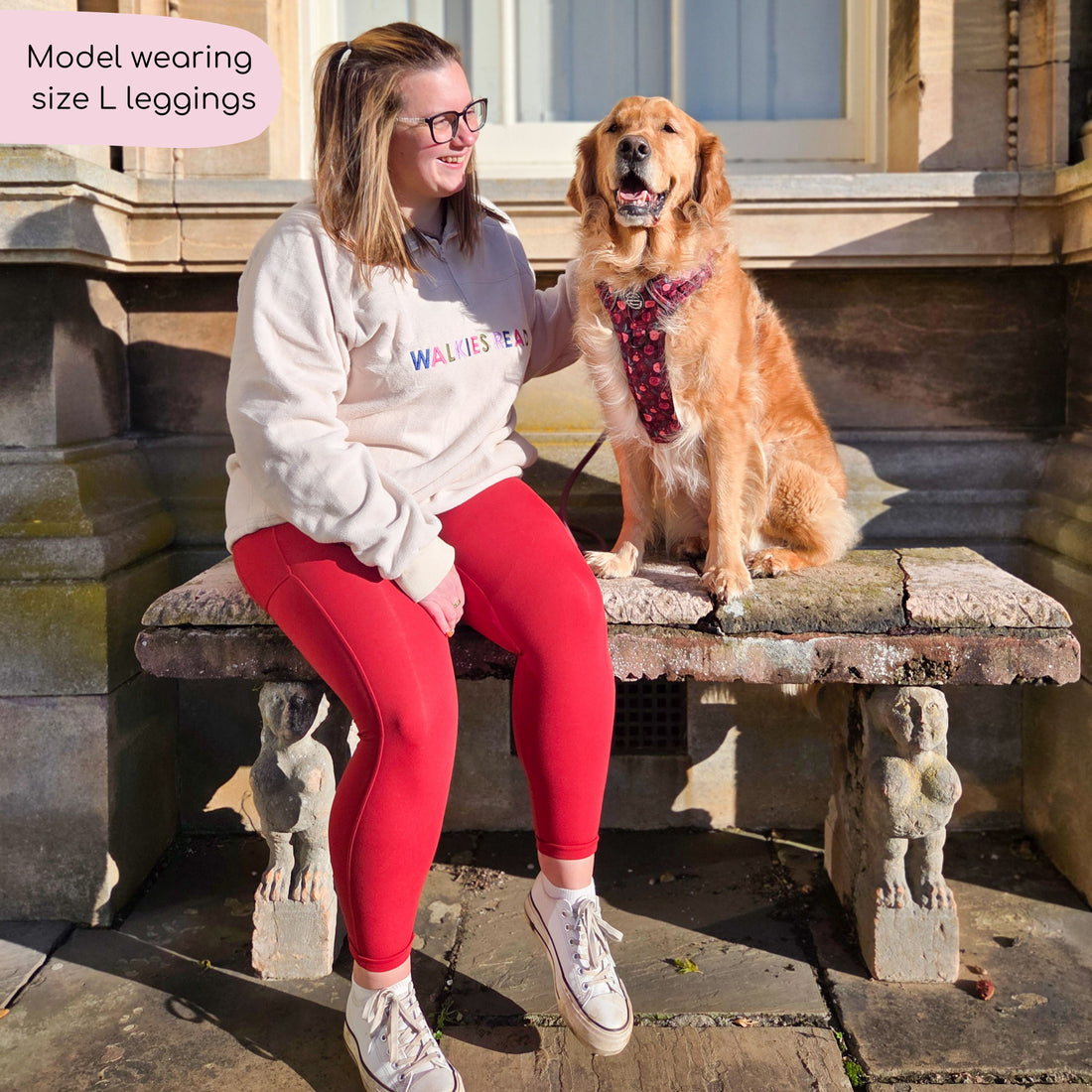 Walkies Ready® Leggings - Red