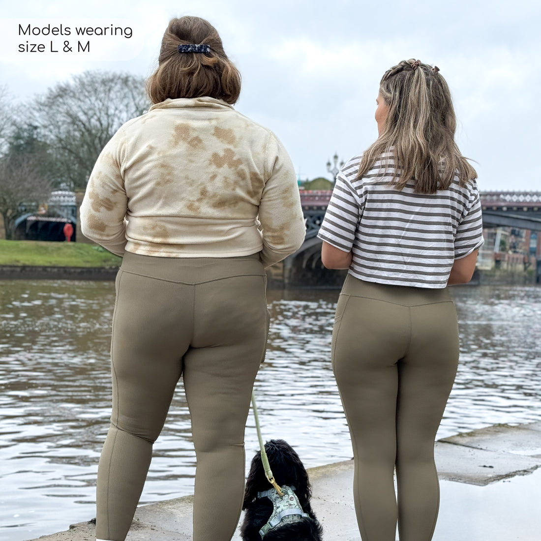 Ribbed Leggings - Olive