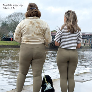 Ribbed Leggings - Olive