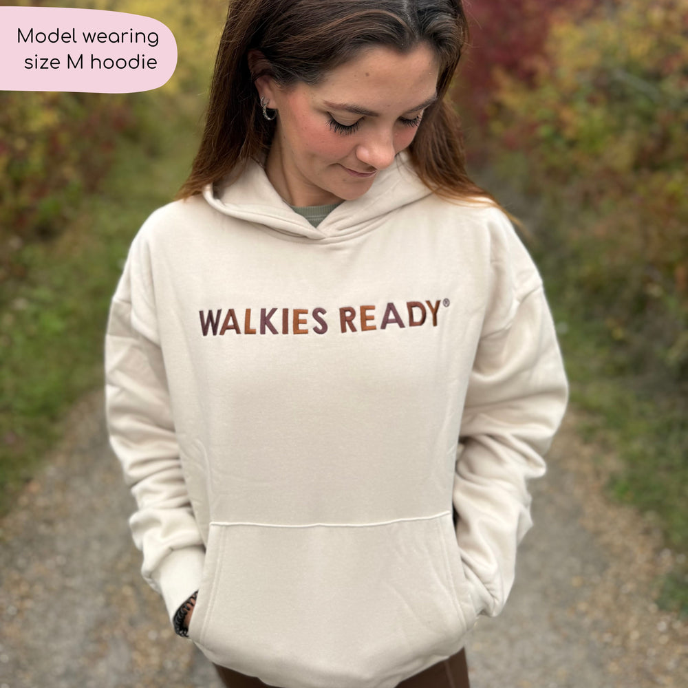 Hoodie - Walkies Ready® Cream