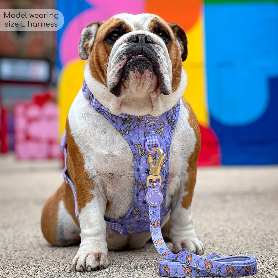 Disney© Tough Trails™ Harness - Bambi + Friends Lilac