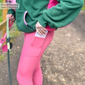Walkies Ready® Leggings - Raspberry Pink