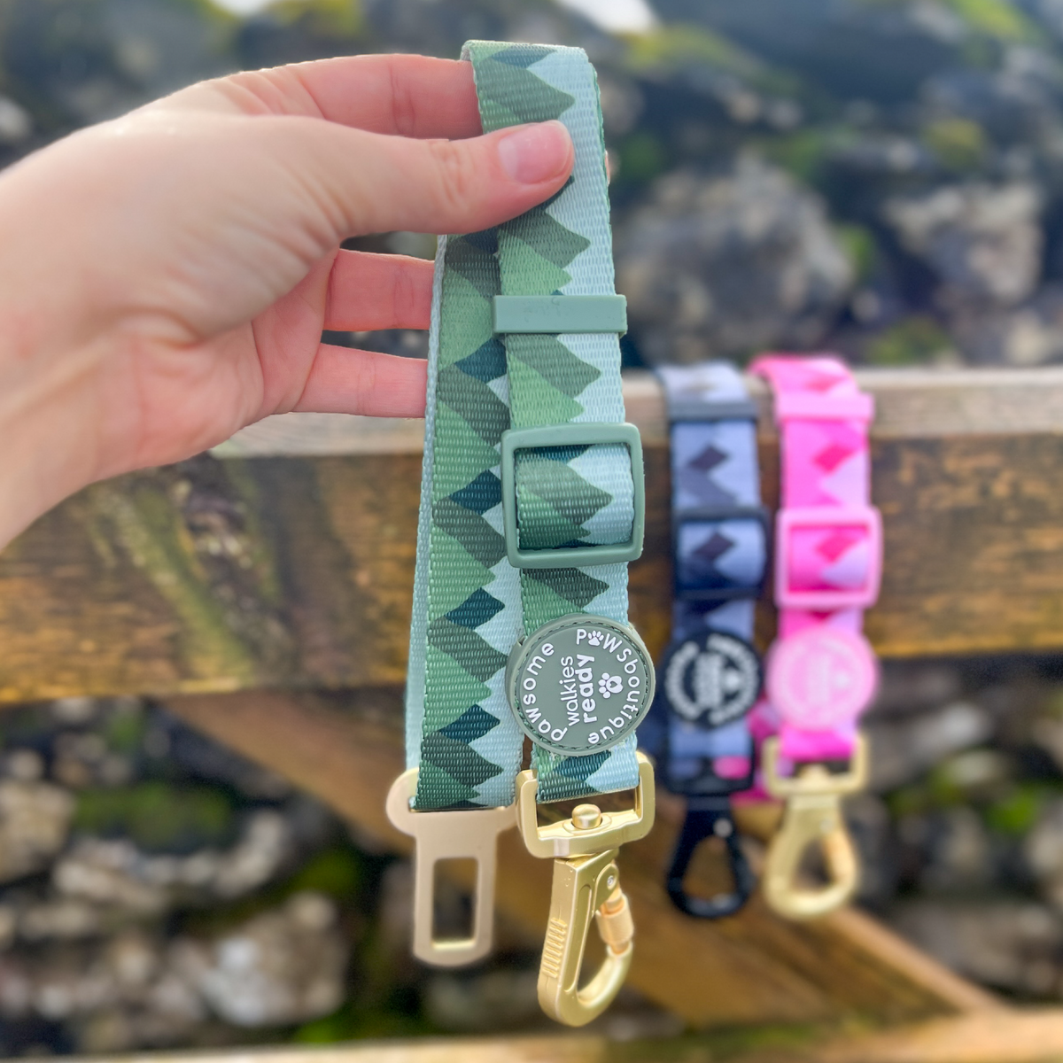 Walkies Ready® Seat Belt Restraint - Forest Green – Pawsome Paws Boutique