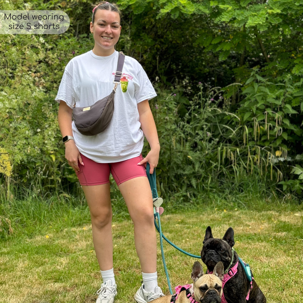 Walkies Ready® - Cycling Shorts - Raspberry Pink