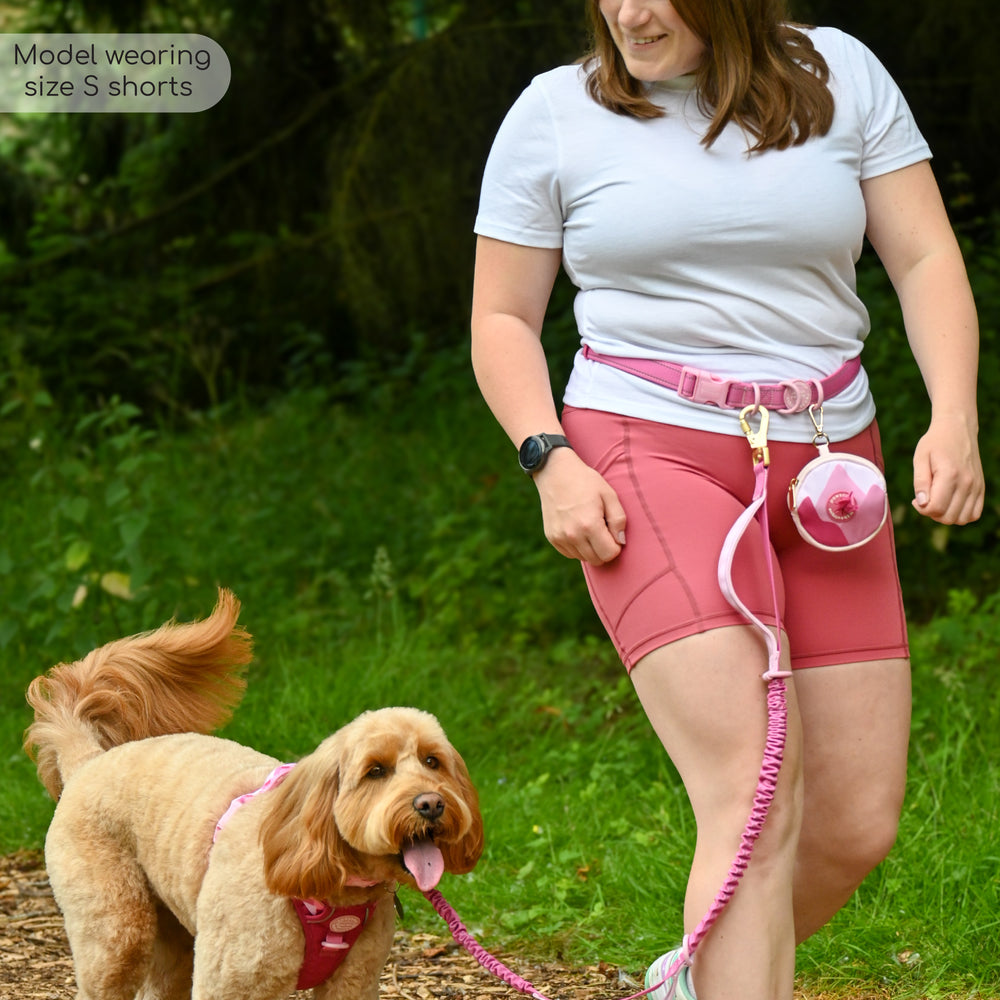 Walkies Ready® - Cycling Shorts - Raspberry Pink