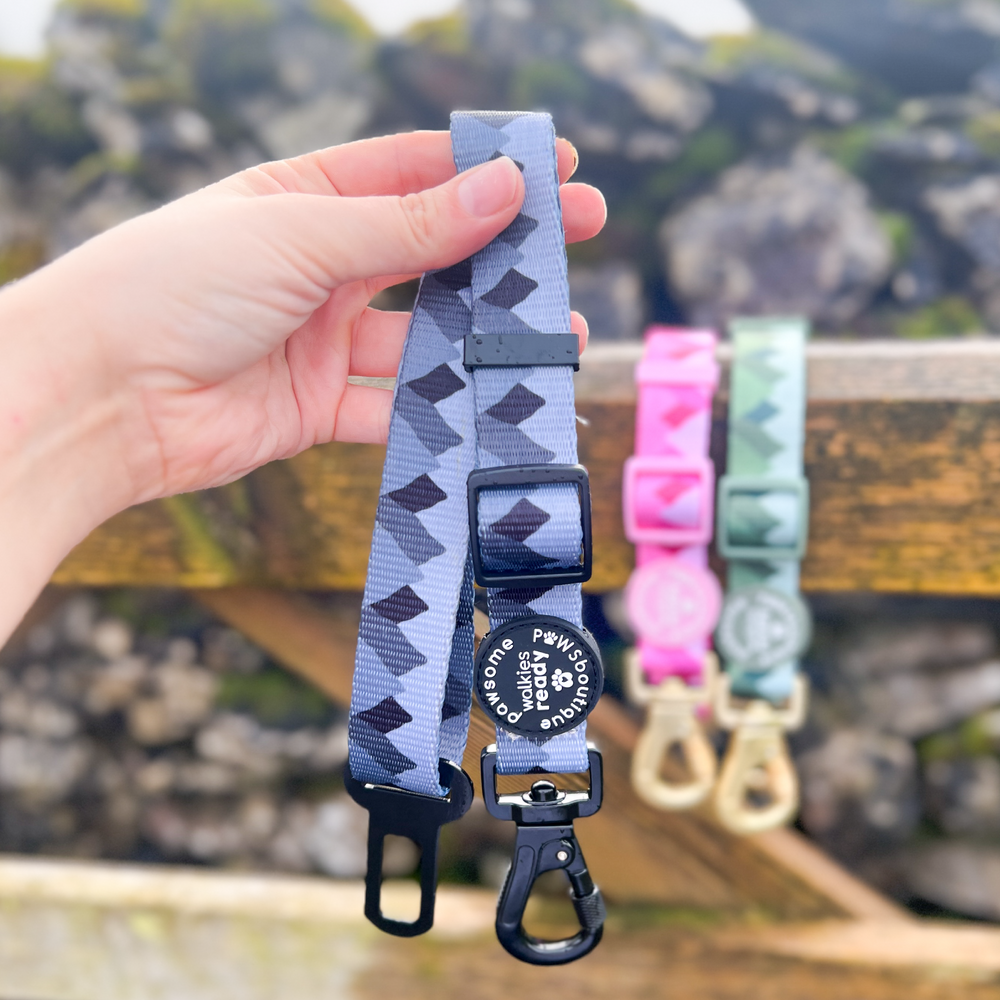 Walkies Ready® Seat Belt Restraint - Charcoal