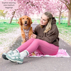 Ribbed Leggings - Pink