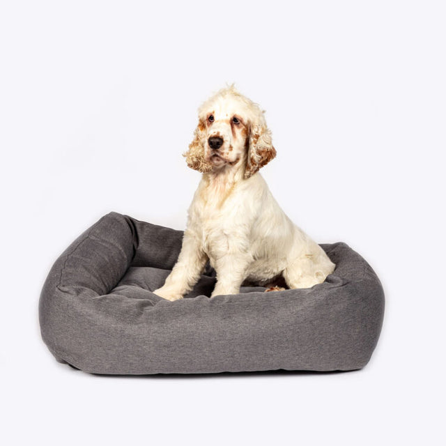 Anti-Bac Grey Snuggle Bed