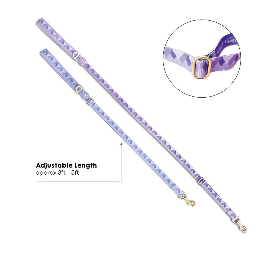 AdjustFit Lead - Walkies Ready® Lavender Lilac