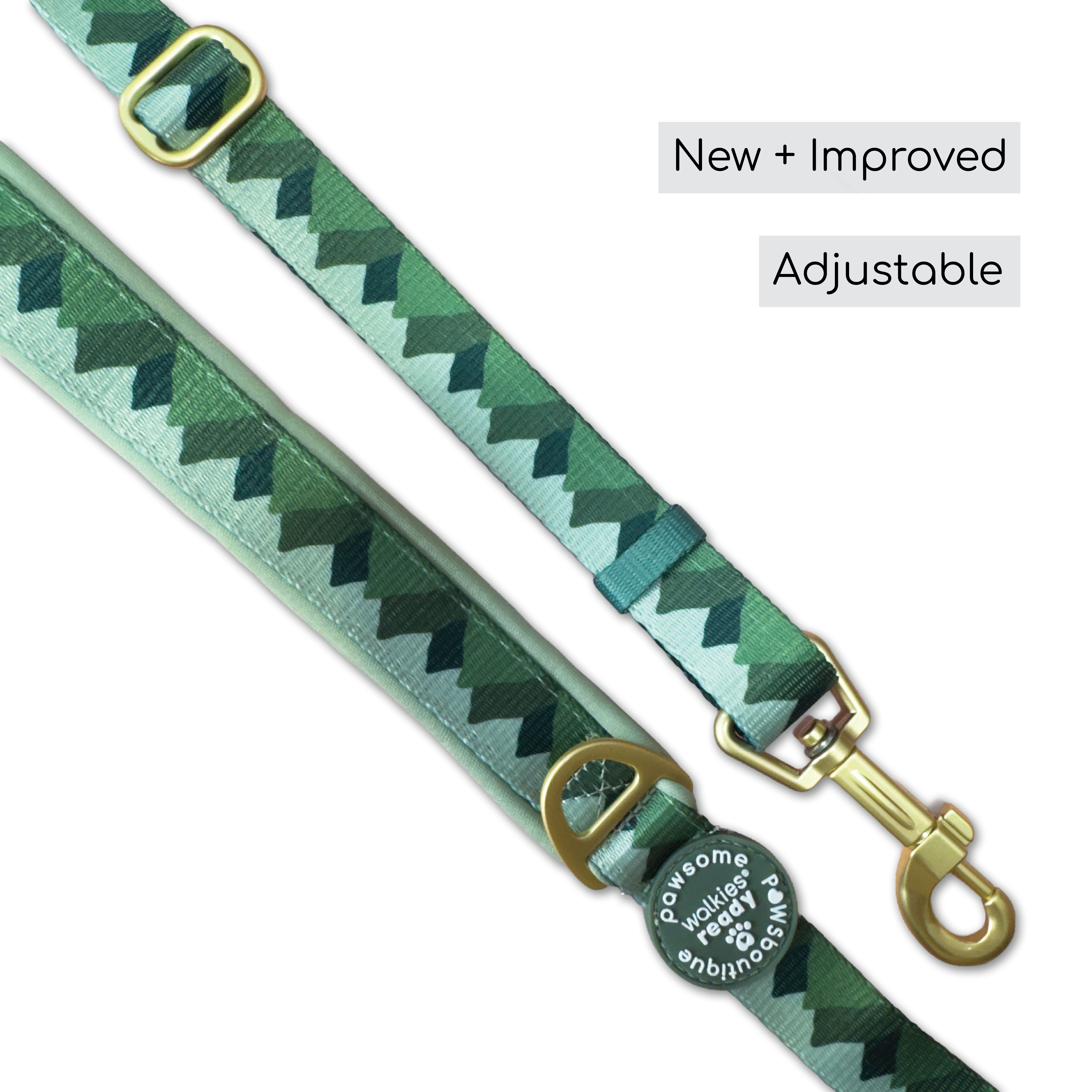 AdjustFit Lead - Walkies Ready® Forest Green