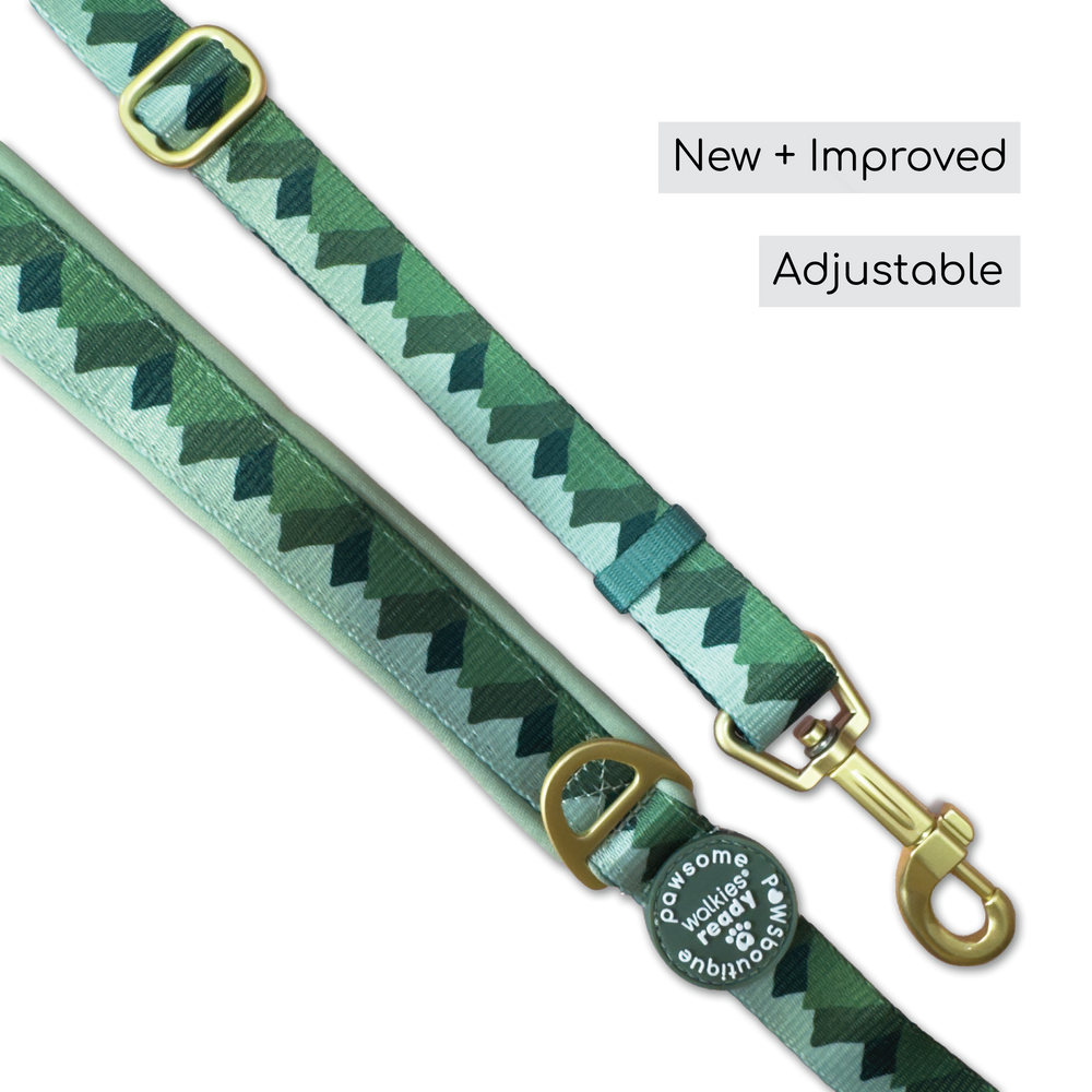 AdjustFit Lead - Walkies Ready® Forest Green