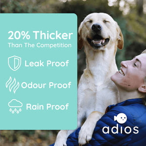 Adios Compostable Dog Poo Bags Rainbow (120 Bags)