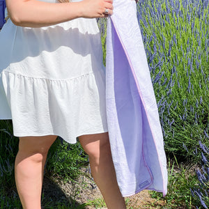 Disney© Hooded Microfibre Towel - Bambi + Friends Lilac