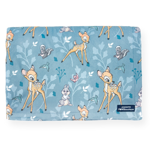 Disney© Dog Blanket - Bambi + Friends Blue