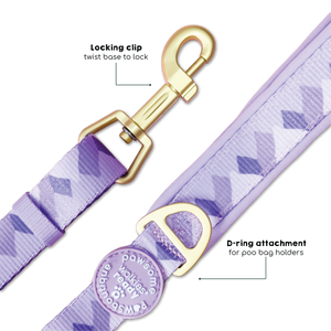 AdjustFit Lead - Walkies Ready® Lavender Lilac