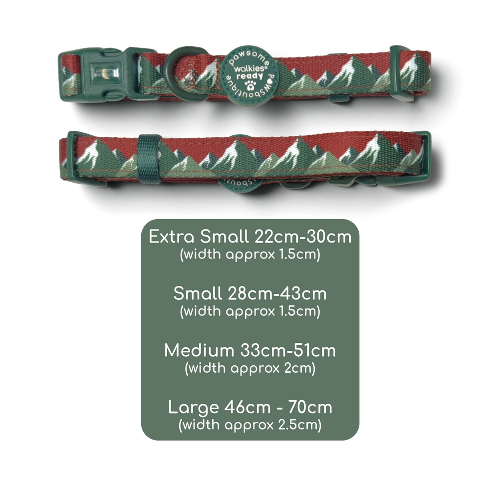 Collar – Walkies Ready® Snowy Mountains