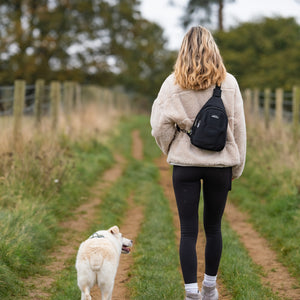 Sling Backpack - Walkies Ready® Black