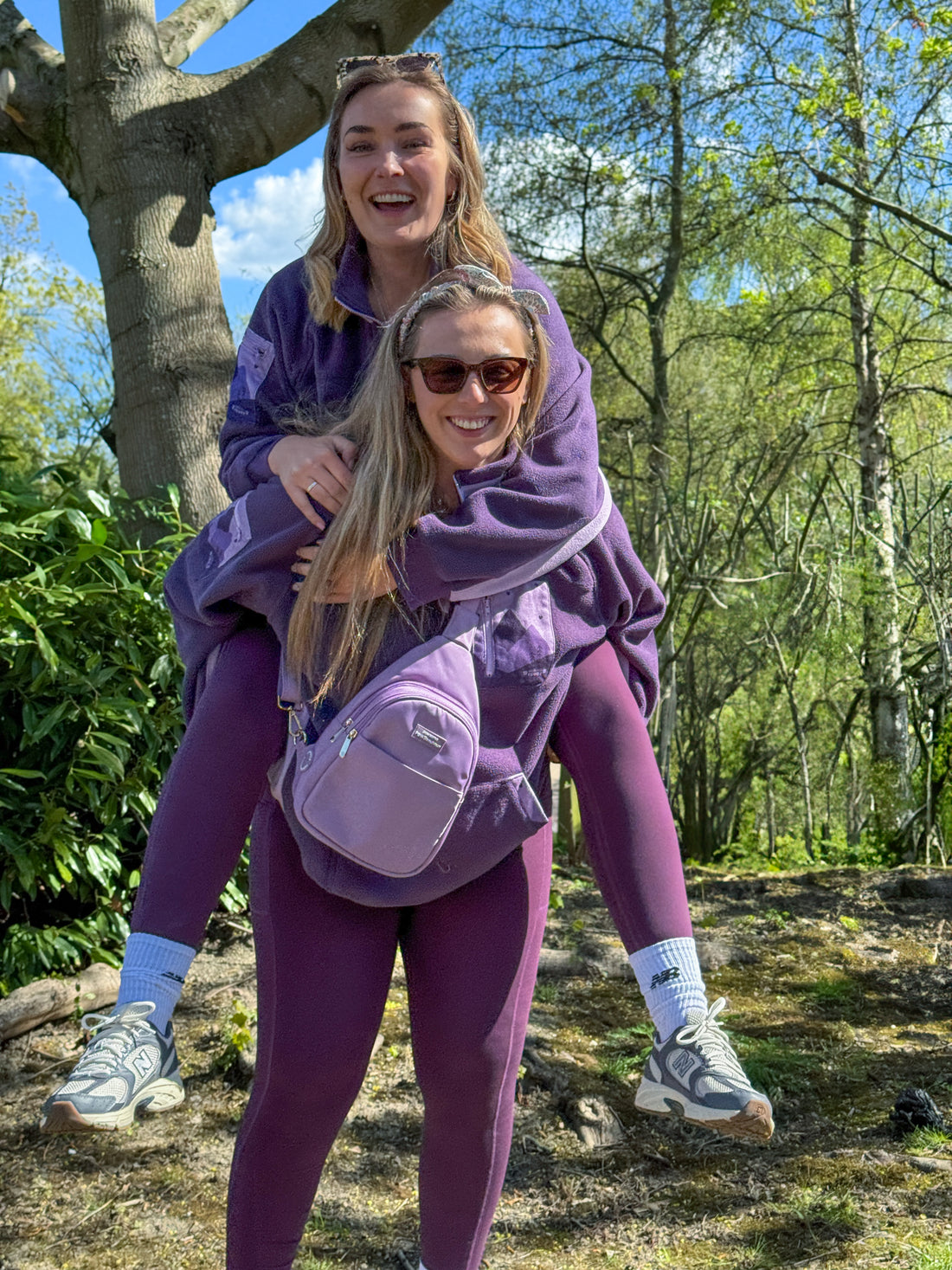 Plum Leggings & Purple/Lilac Fleece Bundle