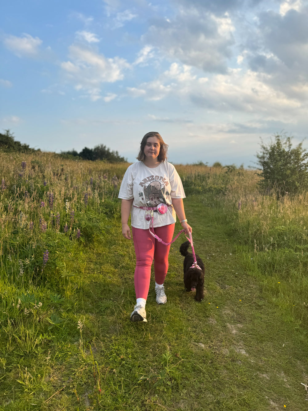 Handsfree Lead - Walkies Ready® Raspberry Pink