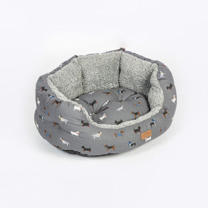 FatFace Marching Dogs Deluxe Slumber Bed