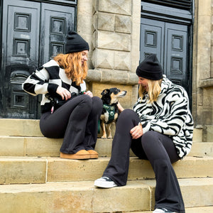 Flared Leggings - Black