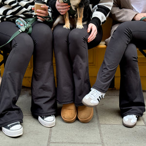 Flared Leggings - Black