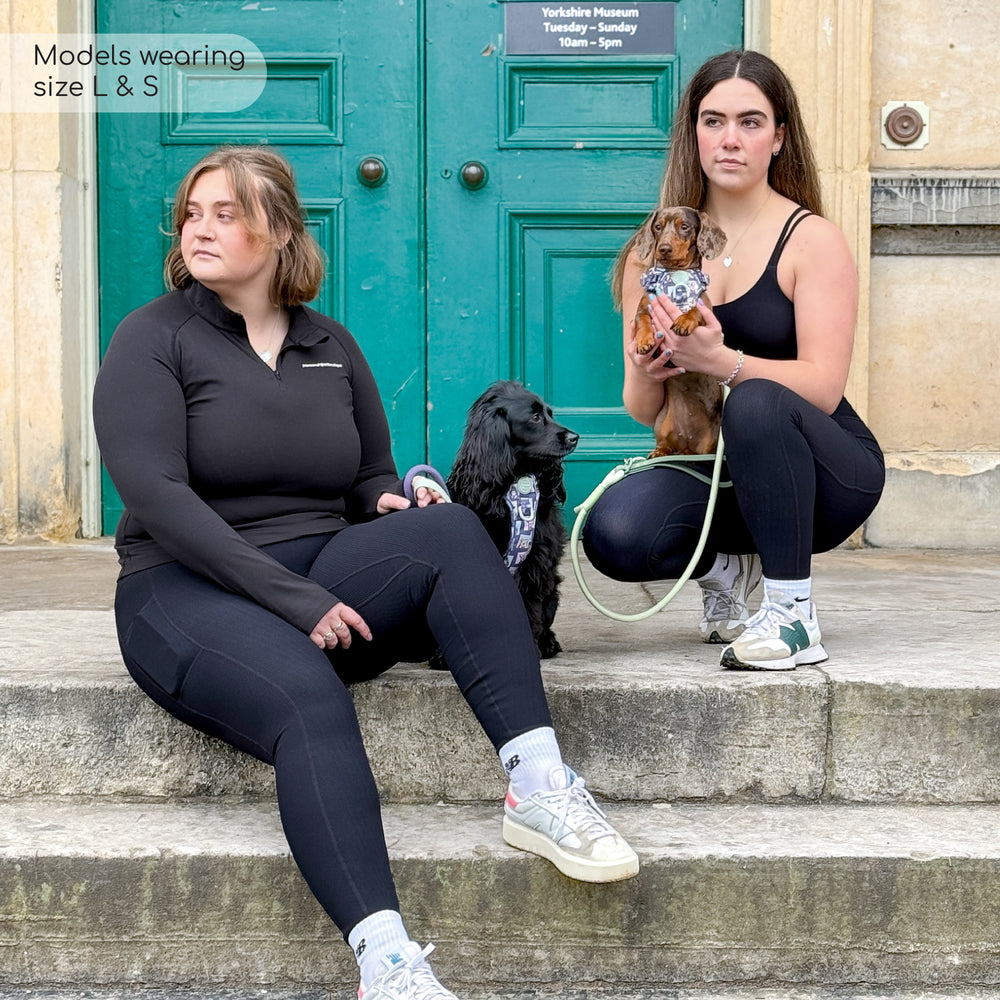 Ribbed Leggings - Black