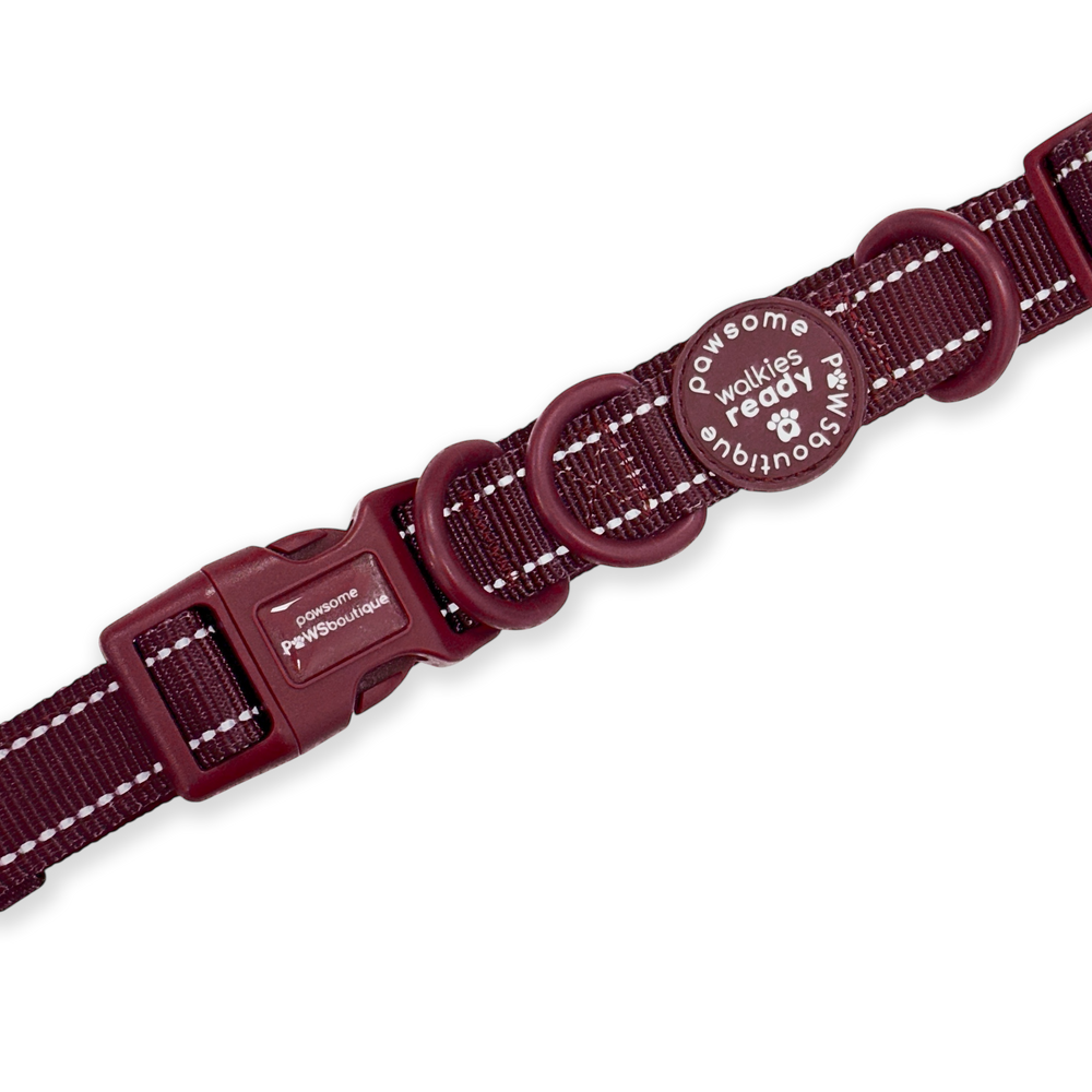Handsfree Lead - Walkies Ready® Mulberry (New Clip)