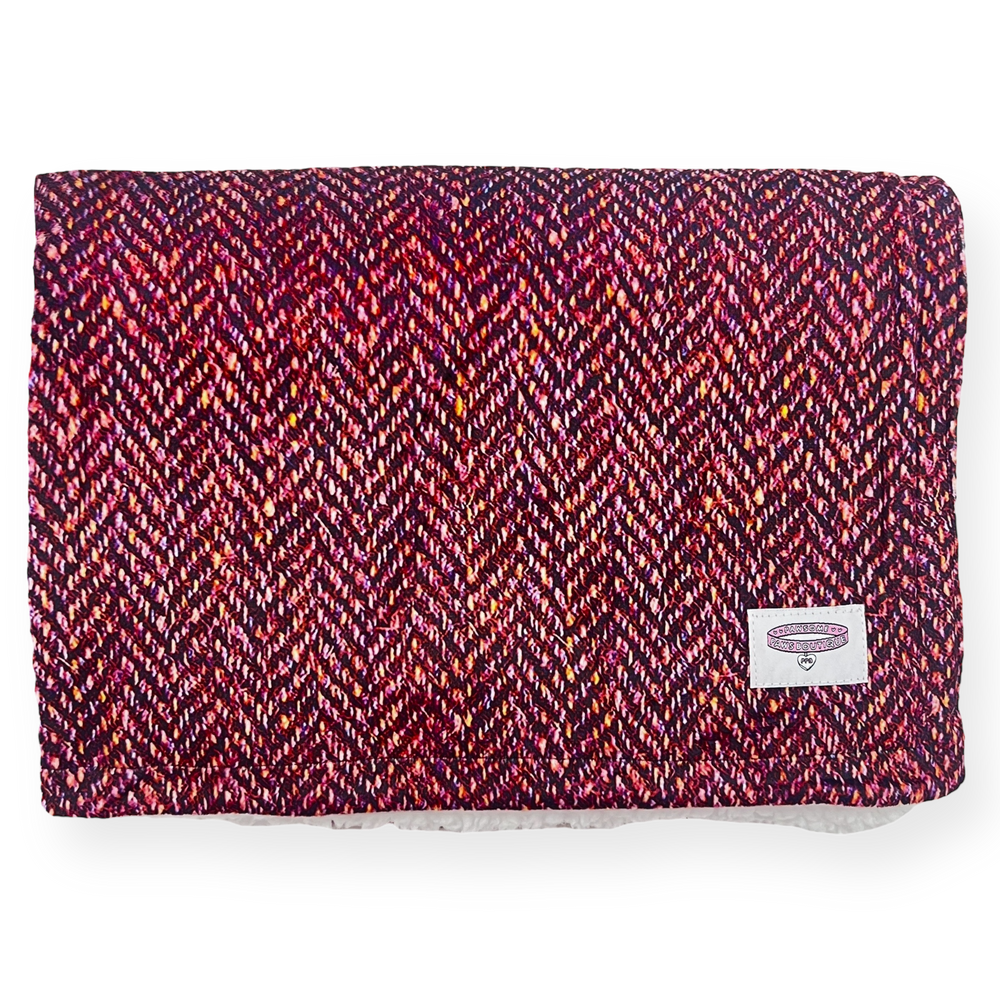 Dog Blanket - Country Burgundy