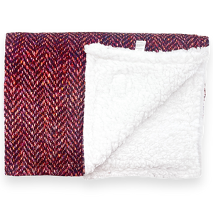 Dog Blanket - Country Burgundy