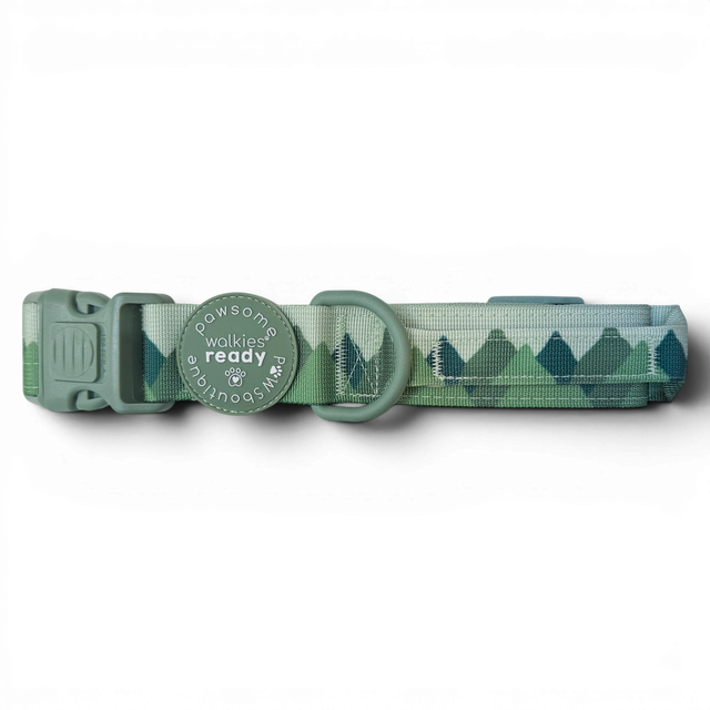 Adventure Collar - Forest Green (Size Large Only)