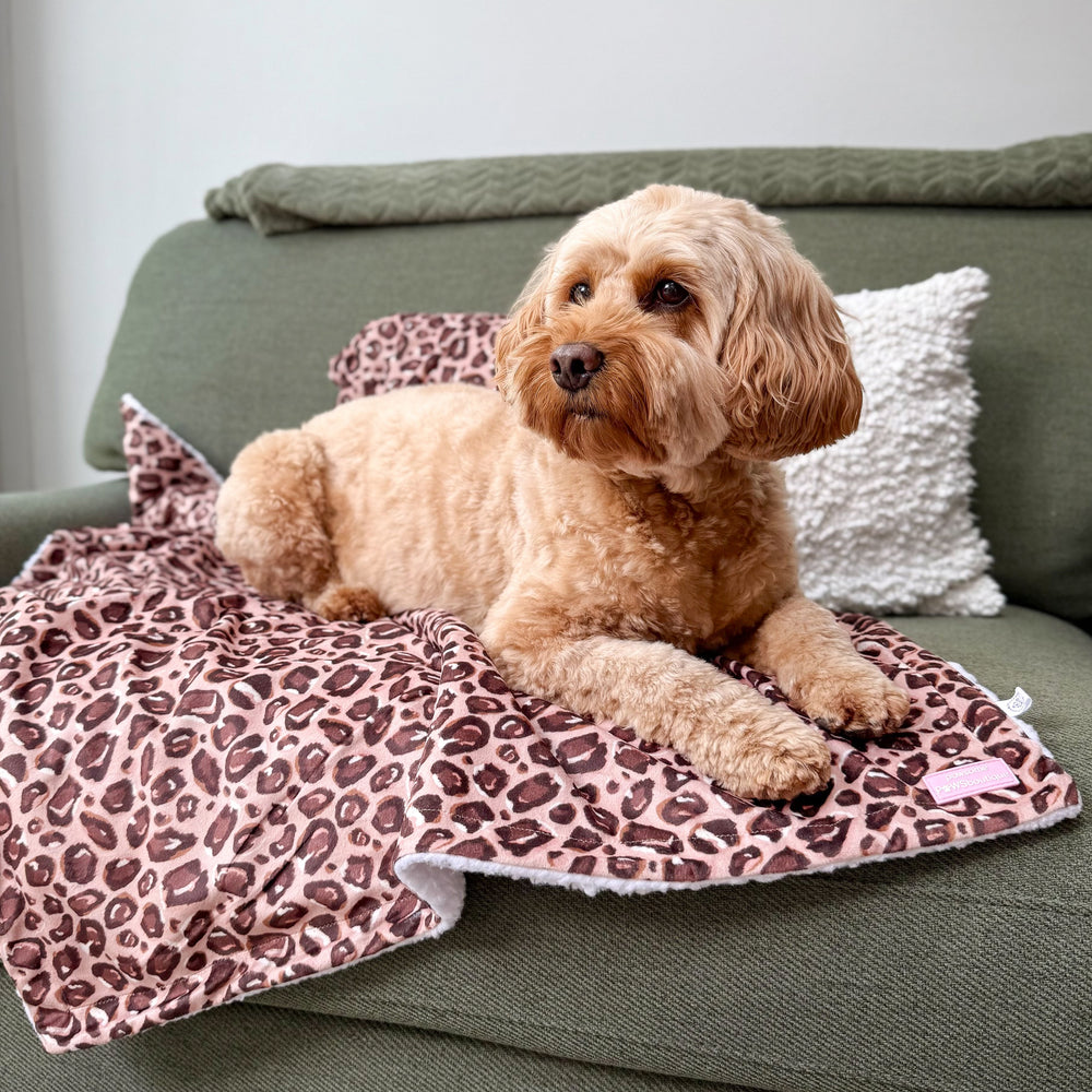 Dog Blanket -  Leopard Print
