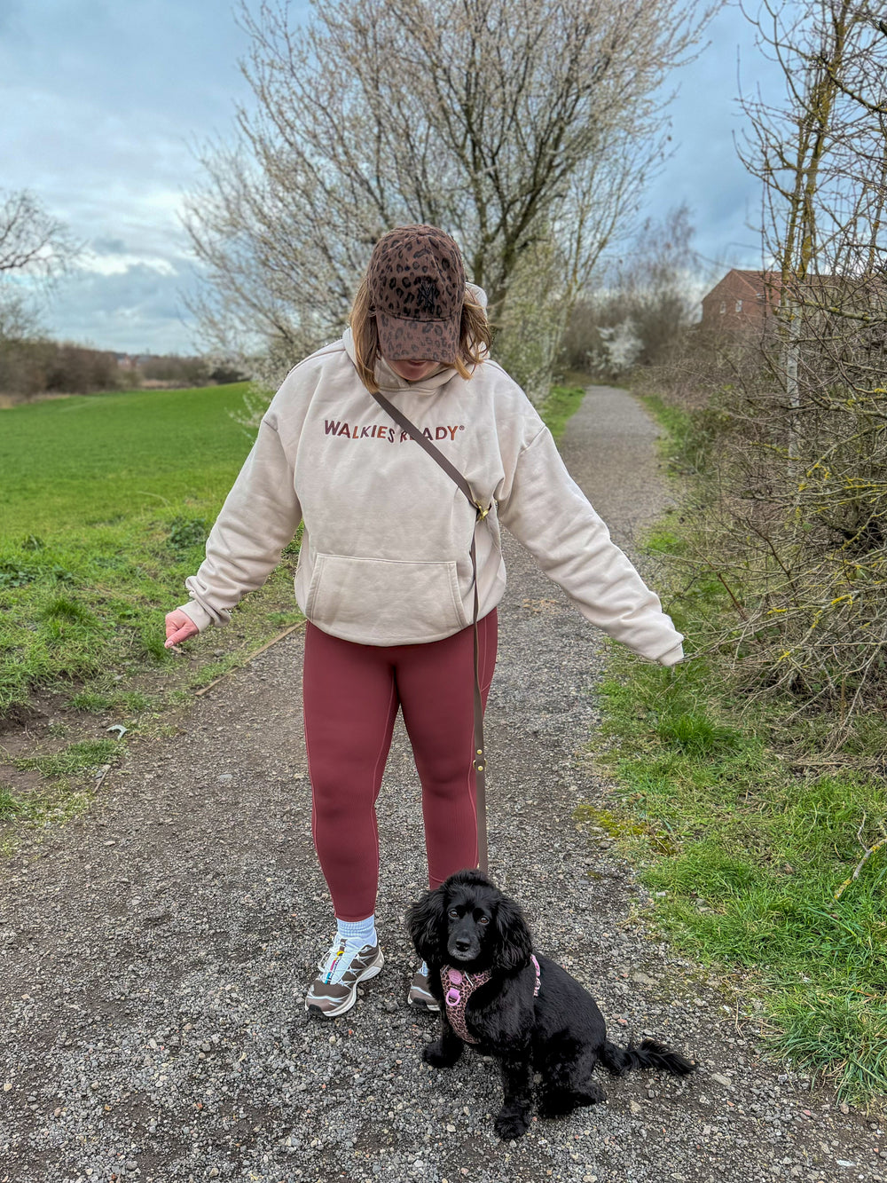 Double Ended Lead - Walkies Ready® Chocolate Brown