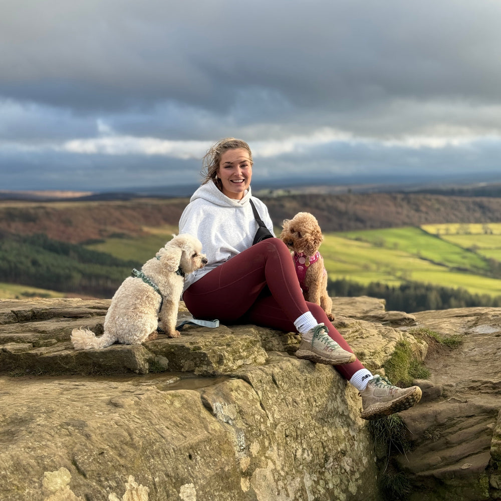 Ribbed Leggings - Mulberry