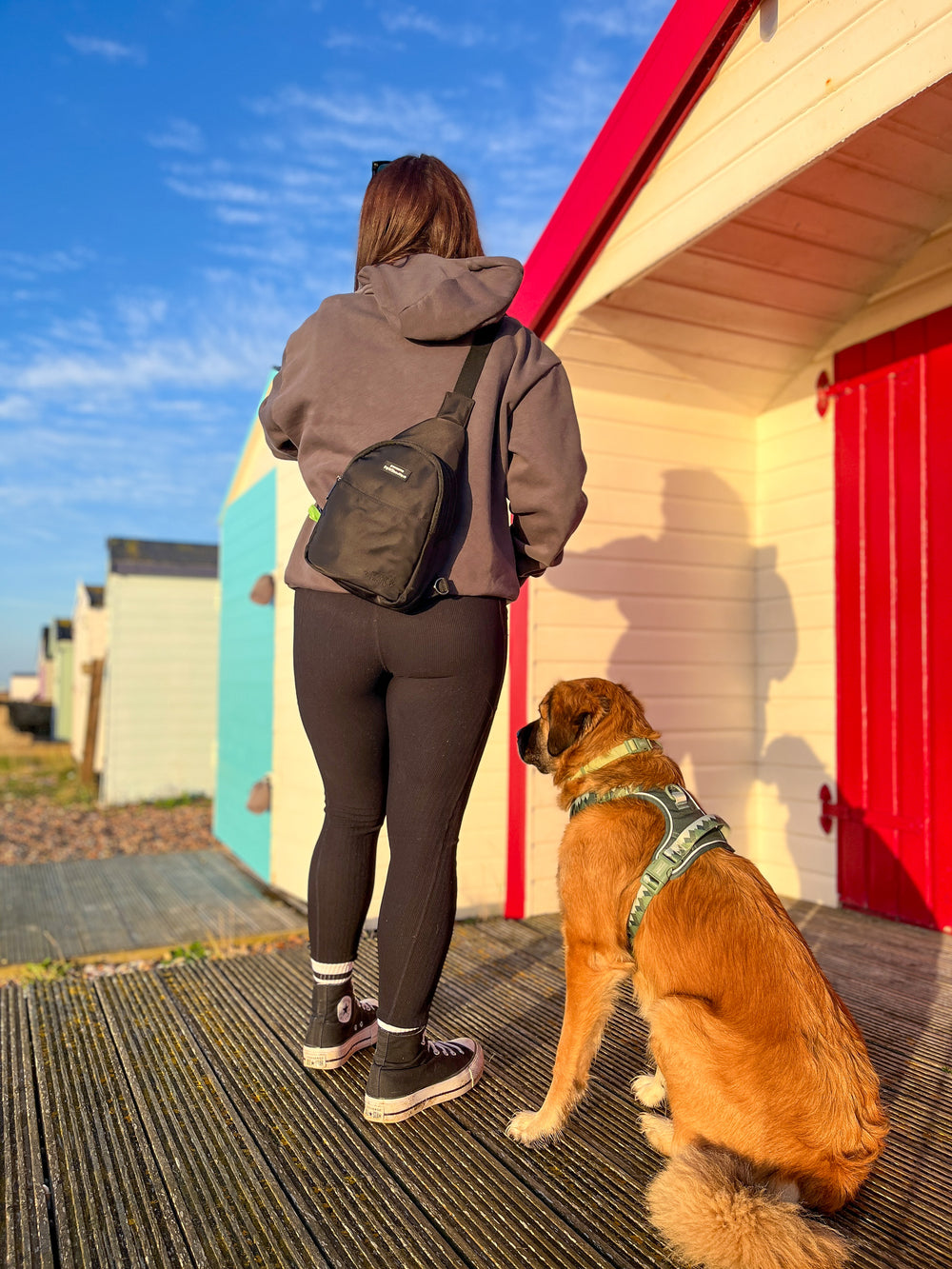 Sling Backpack - Walkies Ready® Black