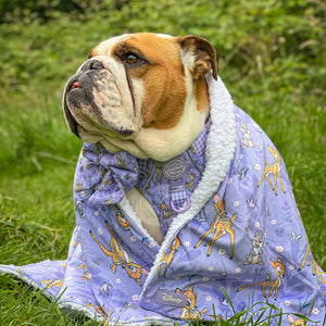 Disney© Dog Blanket - Bambi + Friends Lilac