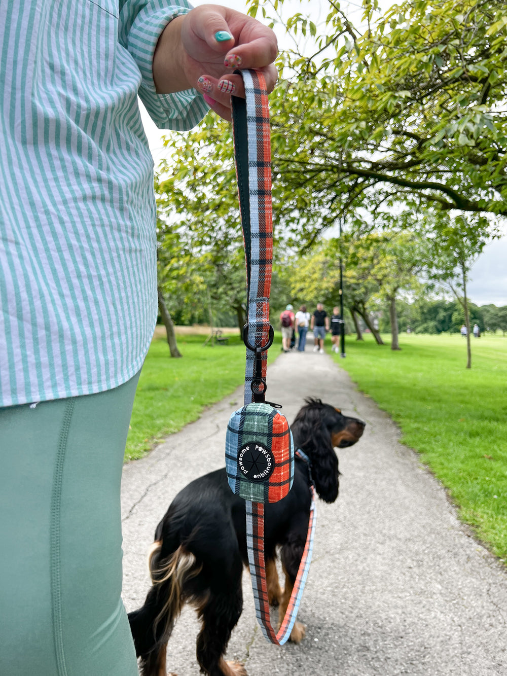 Poo Bag Holder - Harvest Plaid