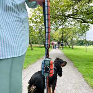 Poo Bag Holder - Harvest Plaid