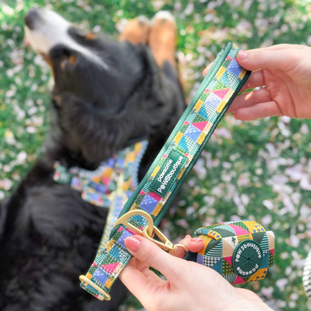 Poo Bag Holder - Patchwork