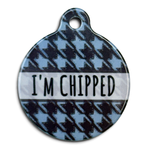 ID Tag - Horizon Houndstooth