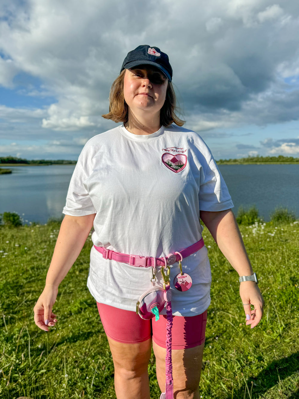 Handsfree Lead - Walkies Ready® Raspberry Pink