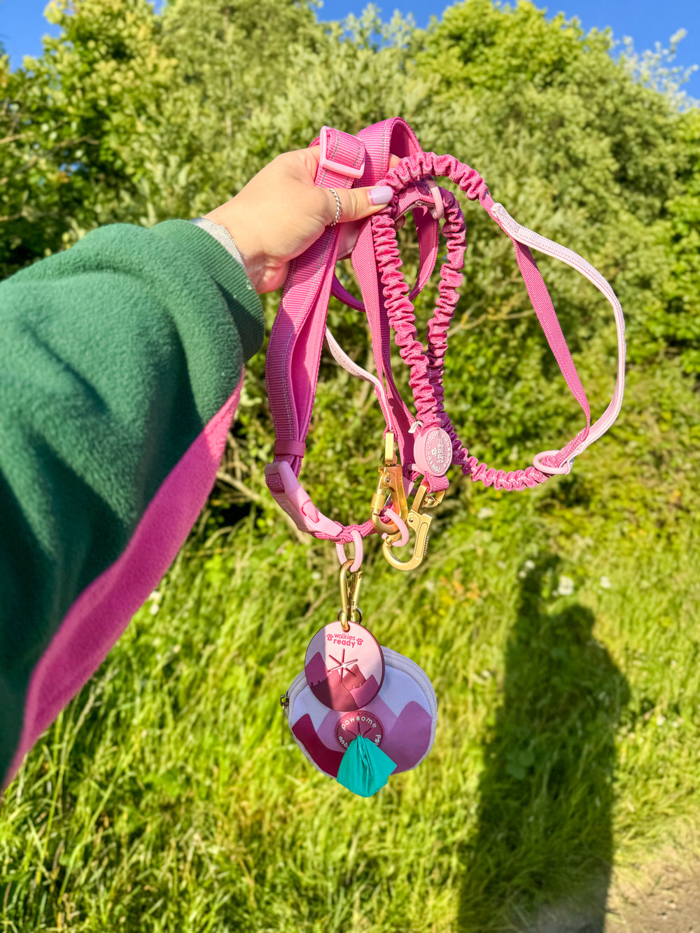 Handsfree Lead - Walkies Ready® Raspberry Pink