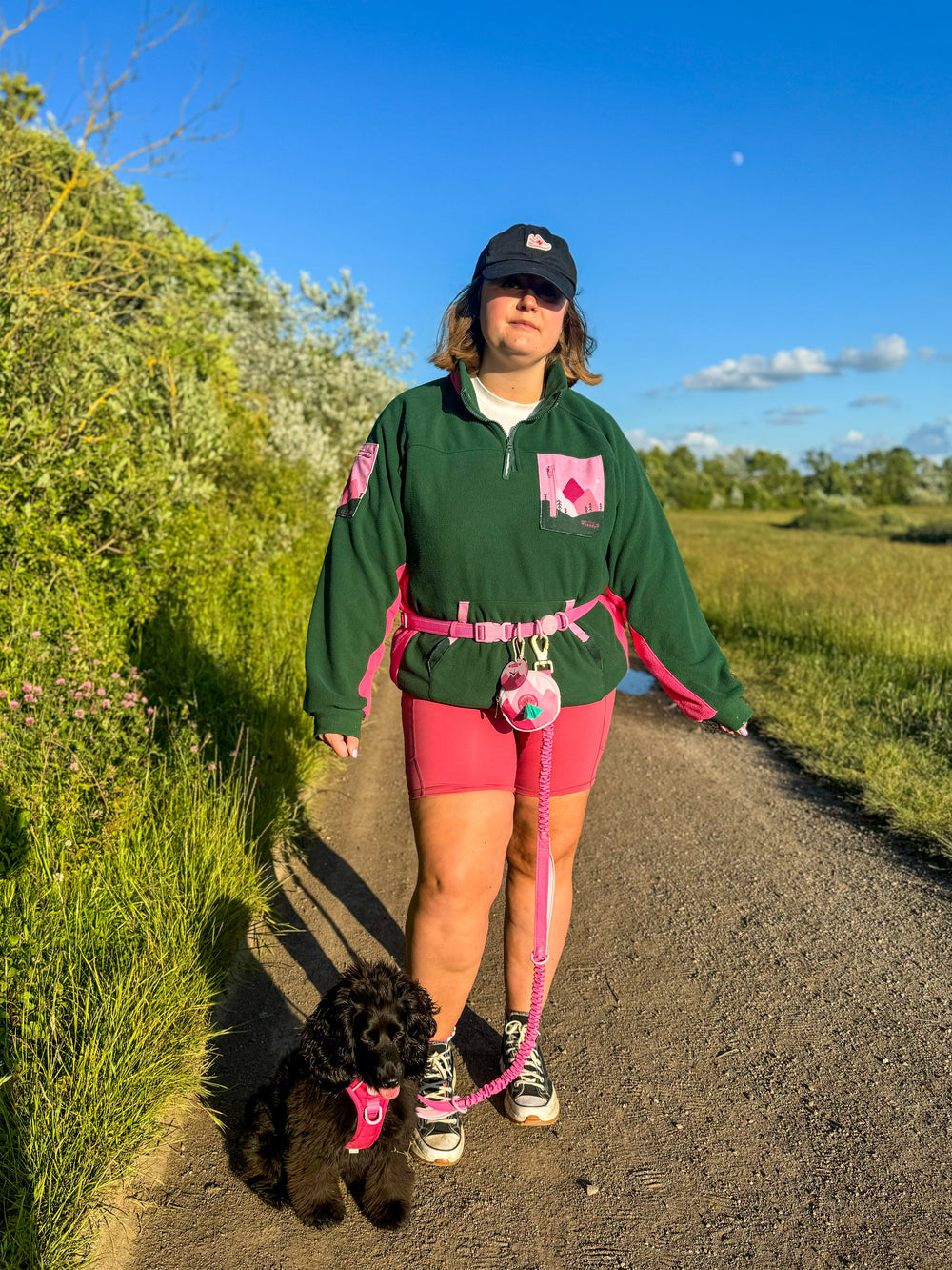 Handsfree Lead - Walkies Ready® Raspberry Pink